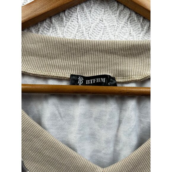 BTBFM Womens Leopard‎ Print Long Sleeve V-Neck Casual Pullover Top Sweater large - Picture 3 of 7